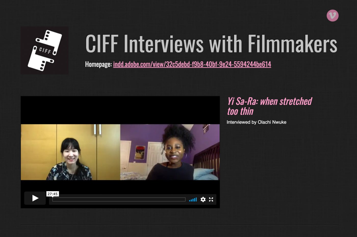 Interview–Centrally Isolated Film Festival (CIFF)